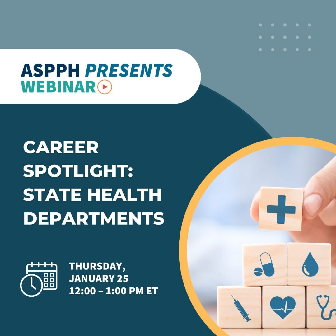 Career spotlight state health departments.
