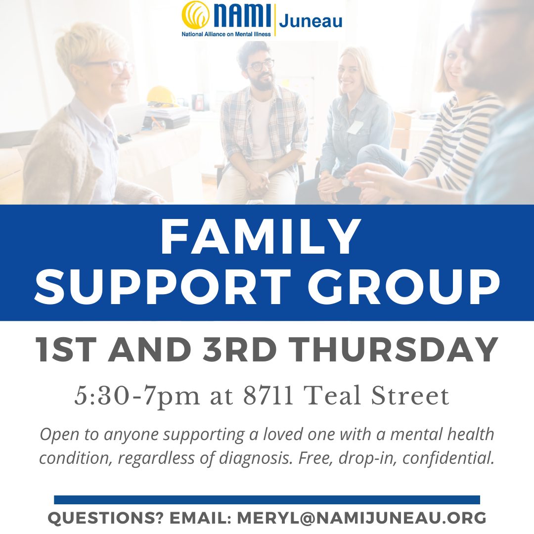 Family support group flyer.