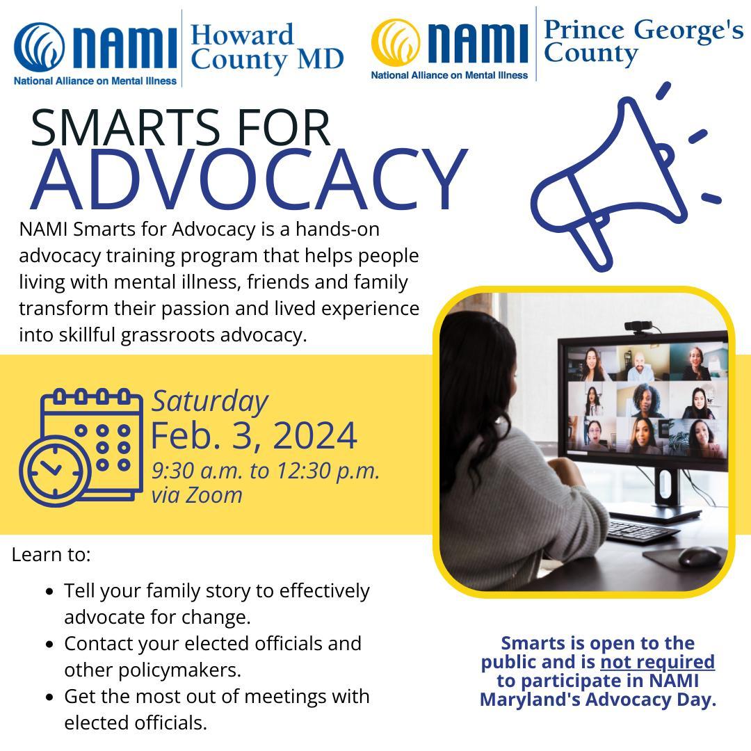 Smart for advocacy flyer.