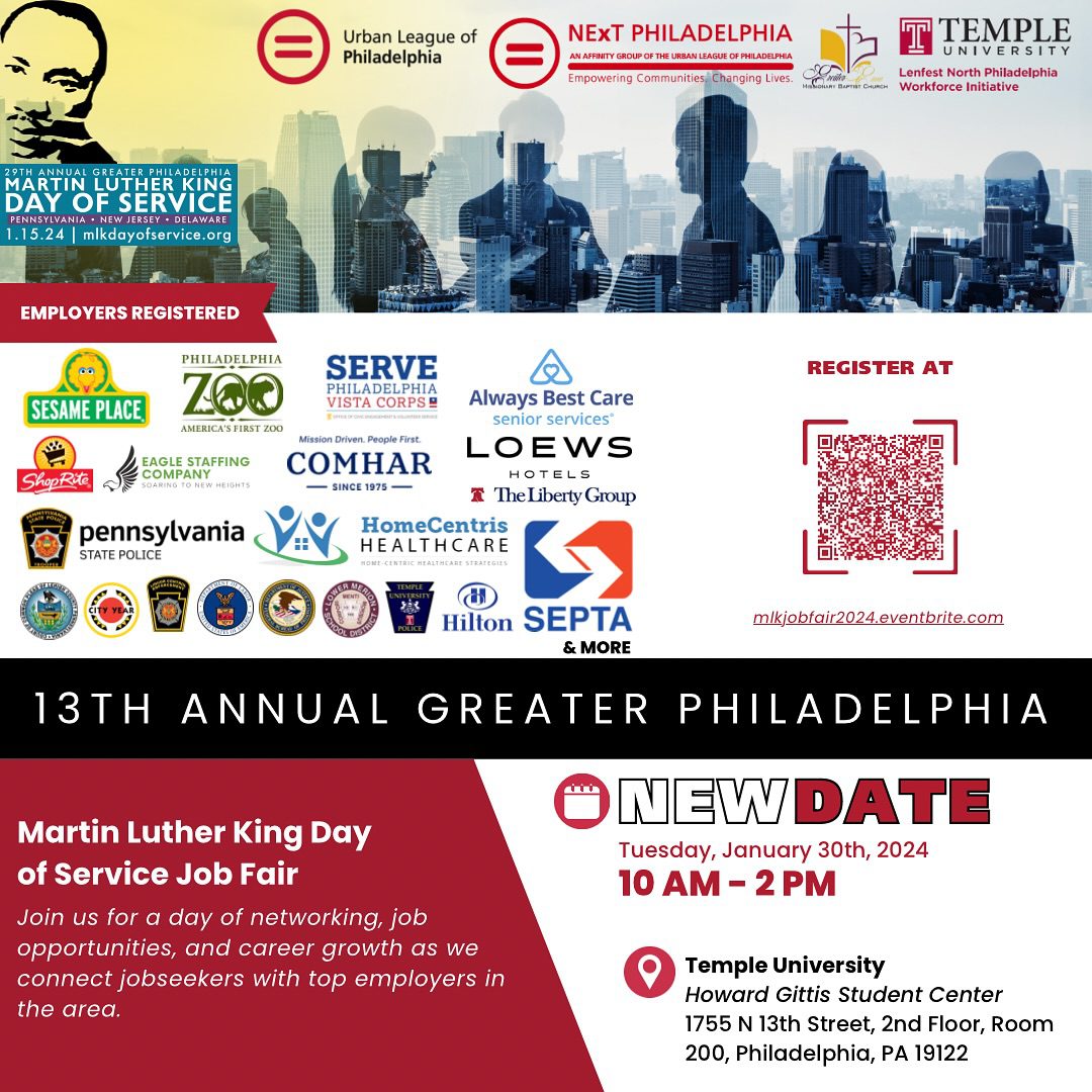 Martin luther king jr annual greater philadelphia.