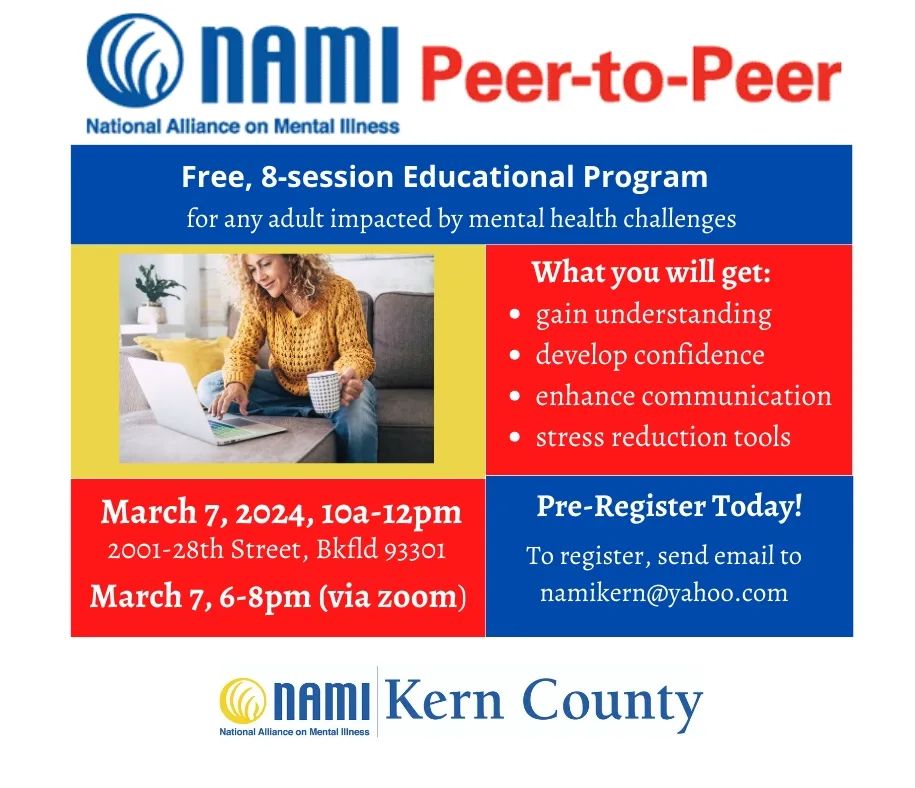 A flyer for the nami peer to peer program.