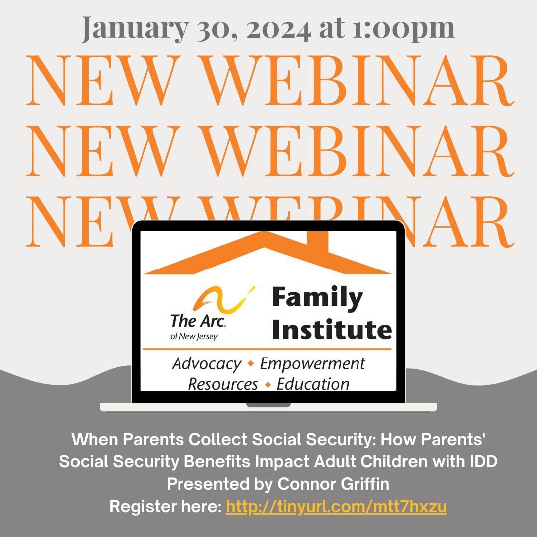 A new webinar for the family institute.