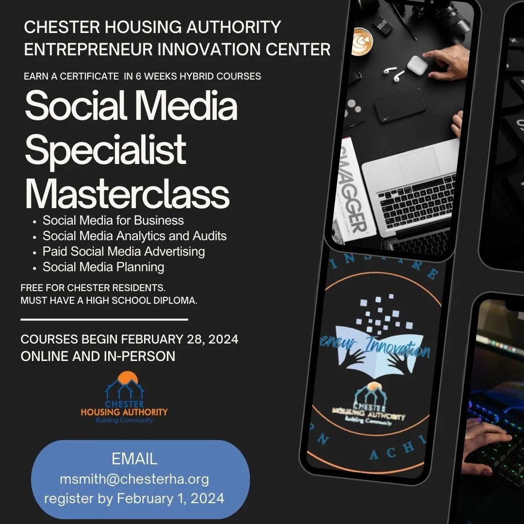 Chester housing authority social media specialist masterclass.