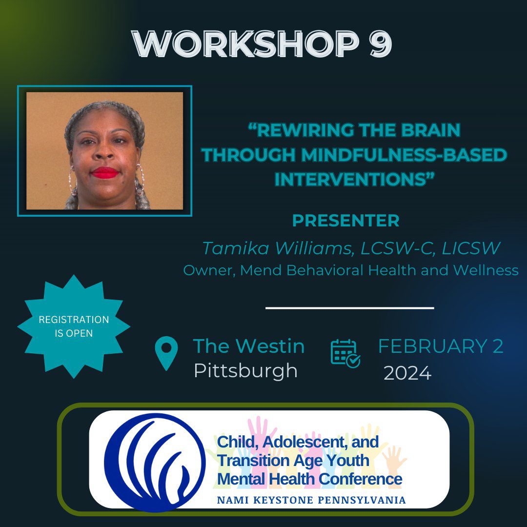 Workshop 9 - rewiring the brain through mindfulness-based interventions.