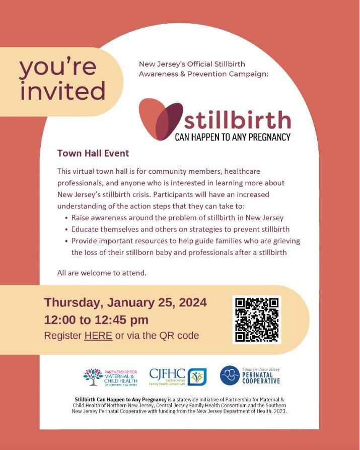 A flyer for a stillbirth event.