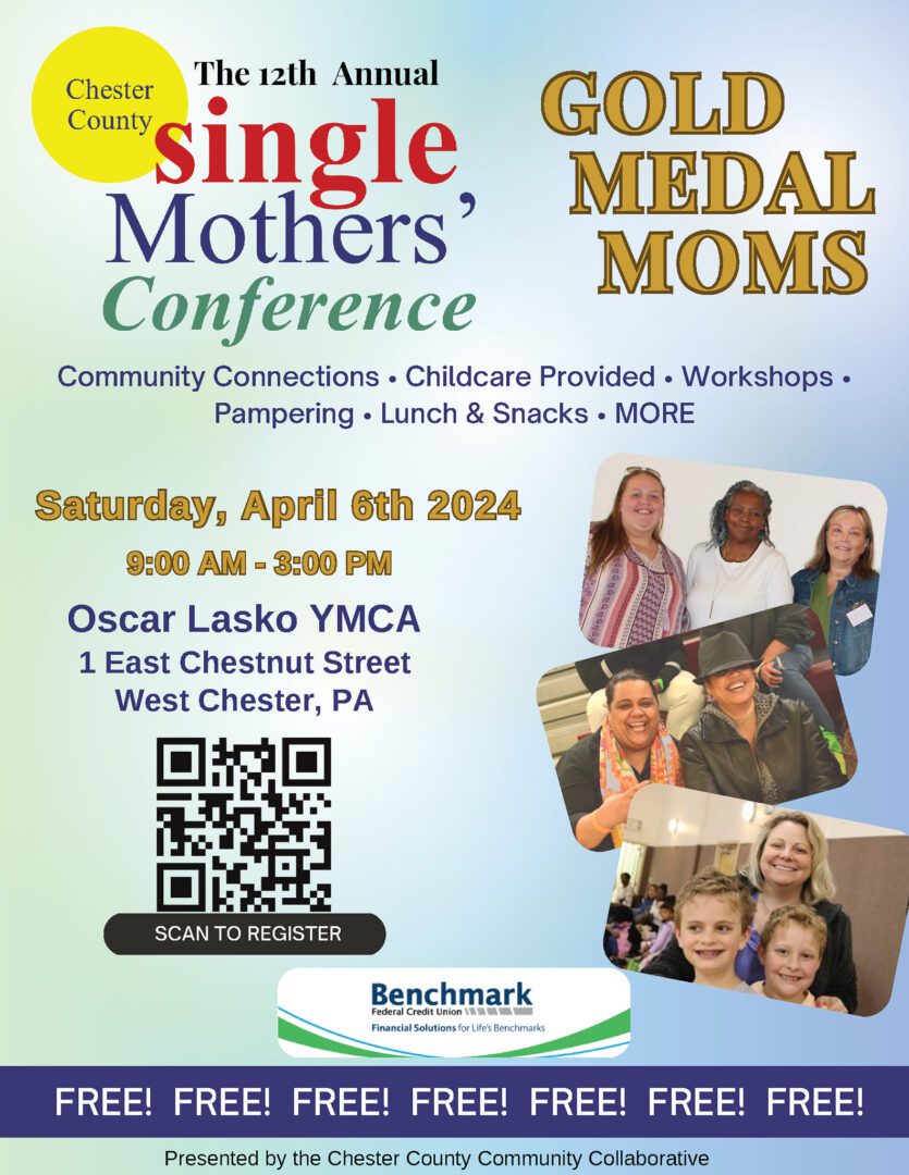 A flyer for the single medal mothers conference.